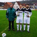 Der FC Viktoria ehrt Manuel Meyerhöfer und Chris Bräutigam für 250 Spiele