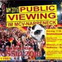 WM 2018 – großes Public Viewing im MCV Narreneck!